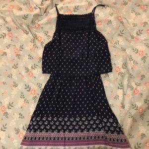 Patterned Sleeveless Dress